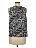 Ann Taylor LOFT 100% Polyester Black Sleeveless Blouse Size M - photo 2