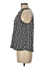 Ann Taylor LOFT 100% Polyester Black Sleeveless Blouse Size M - photo 5