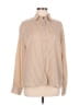 Lulus 100% Polyester Stripes Tan Long Sleeve Blouse Size M - photo 1