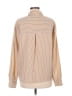 Lulus 100% Polyester Stripes Tan Long Sleeve Blouse Size M - photo 2