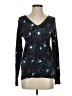 Ellen Tracy Stars Black Pullover Sweater Size S - photo 1