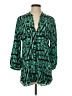 Amanda Uprichard 100% Polyester Aztec Or Tribal Print Green Kimono Size S - photo 1