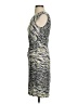 Nic + Zoe Graphic Gray Cocktail Dress Size P (petite) - photo 5