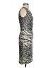 Nic + Zoe Graphic Gray Cocktail Dress Size P (petite) - photo 4