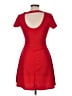 Olivia Rae Solid Red Casual Dress Size M - photo 2