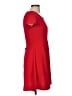 Olivia Rae Solid Red Casual Dress Size M - photo 4