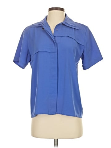 Petite Sophisticate Short Sleeve Blouse (view 1)