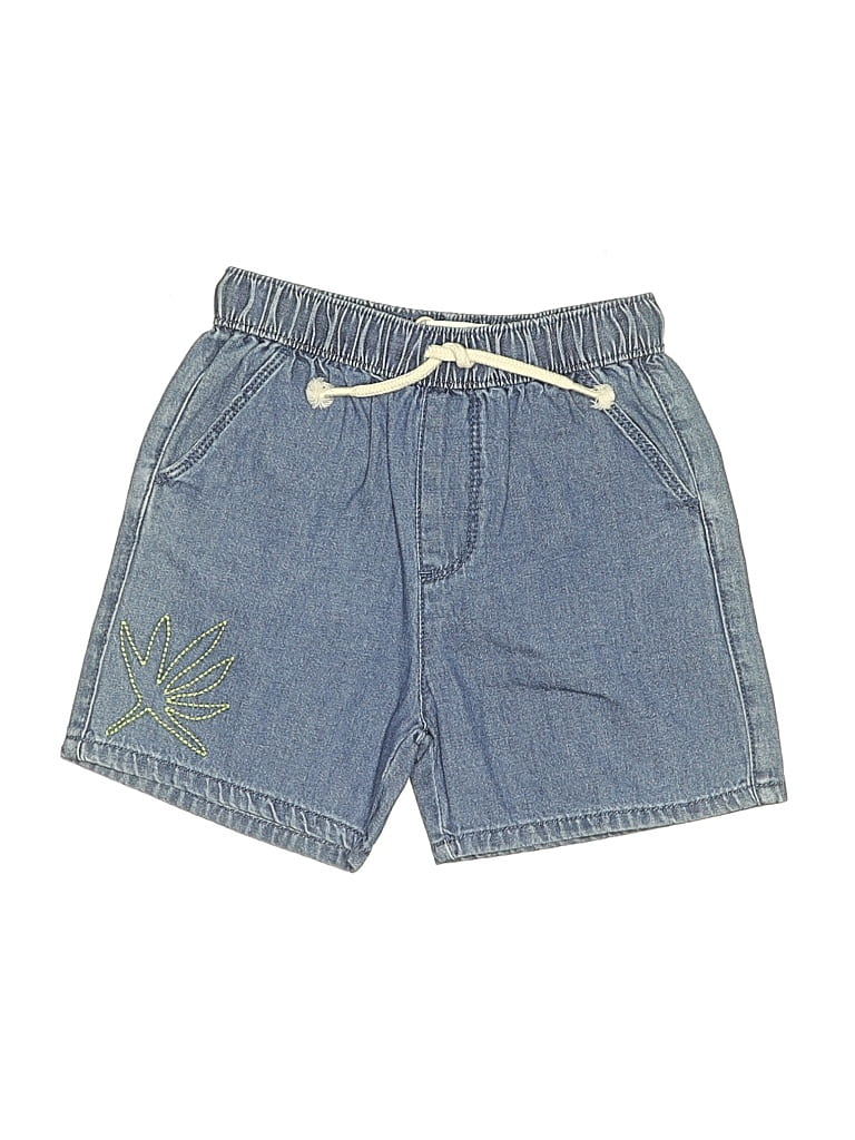 Zara Kids' Denim Shorts In Blue