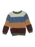 Deux Par Deux Color Block Brown Pullover Sweater Size 7 - photo 1