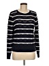 Gap 100% Cotton Stripes Black Pullover Sweater Size M (tall) - photo 1