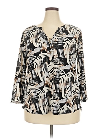 Dana Buchman 3/4 Sleeve Blouse (view 1)