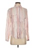 Cloth & Stone 100% Rayon Stripes Pink Long Sleeve Blouse Size S - photo 1