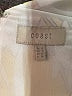 Coast 100% Polyester Print Yellow Casual Dress Size 8 - photo 6
