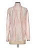 Cloth & Stone 100% Rayon Stripes Pink Long Sleeve Blouse Size S - photo 2