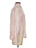 Cloth & Stone 100% Rayon Stripes Pink Long Sleeve Blouse Size S - photo 4
