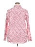 Gap 100% Cotton Floral Pink Long Sleeve Button-Down Shirt Size XXL - photo 2