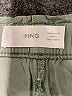 MNG Solid Green Casual Pants Size M - photo 4