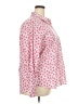 Gap 100% Cotton Floral Pink Long Sleeve Button-Down Shirt Size XXL - photo 4