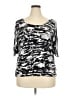 MICHAEL Michael Kors Silver 3/4 Sleeve Top Size 2X - photo 1