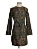 Zara 100% Polyester Paisley Green Casual Dress Size S - photo 1
