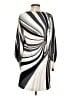 Nicole Miller 100% Polyester Stripes Ivory Cocktail Dress Size 0 - photo 2