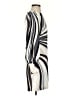 Nicole Miller 100% Polyester Stripes Ivory Cocktail Dress Size 0 - photo 4