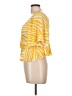 11. Honore 100% Rayon Yellow Short Sleeve Blouse Size 12 - photo 5