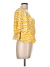 11. Honore 100% Rayon Yellow Short Sleeve Blouse Size 12 - photo 4