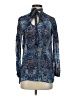 Plenty By Tracy Reese Blue Long Sleeve Blouse Size XS - photo 1