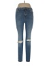 Topshop Hearts Blue Jeans Size 30 waist - photo 1