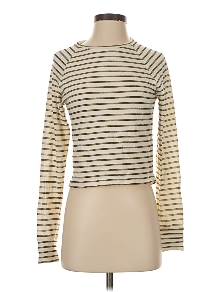 Pre-owned Lna Long Sleeve Turtleneck In Gold