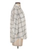Fortune + Ivy 100% Polyester Plaid Ivory 3/4 Sleeve Blouse Size S - photo 4