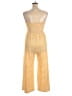 Unbranded 100% Polyester Polka Dots Yellow Jumpsuit Size M - photo 2