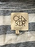 Chaser Stripes Gray 3/4 Sleeve Button-Down Shirt Size M - photo 7