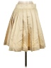 J.Crew 100% Polyester Solid Ivory Formal Skirt Size 2 - photo 2