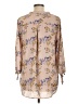 Joan Rivers 100% Polyester Floral Tan 3/4 Sleeve Blouse Size 12 - photo 2
