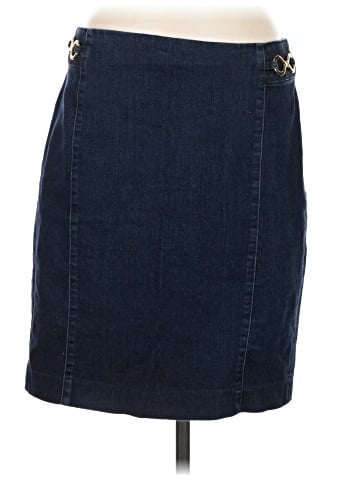 Ellen Tracy Denim Skirt (view 1)