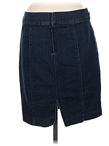 Ellen Tracy Denim Skirt (view 2)