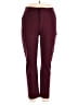 ELOQUII Burgundy Active Pants Size 14 - photo 1