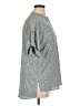 MICHAEL Michael Kors Print Gray Short Sleeve Blouse Size XL - photo 4