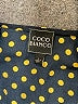 Coco Bianco Polka Dots Yellow 3/4 Sleeve Blouse Size L - photo 7
