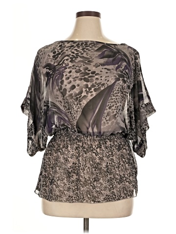 Miley Cyrus & Max Azria 3/4 Sleeve Blouse (view 1)