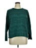 G9C Chevron-herringbone Teal Pullover Sweater Size XL - photo 1