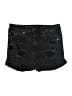 Aero Hearts Black Denim Shorts Size 10 - photo 1