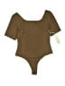 LACAUSA Brown Bodysuit Size L - photo 2