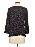 Buttons Black 3/4 Sleeve Top Size S - photo 2