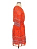 Alya 100% Polyester Paisley Orange Casual Dress Size S - photo 4