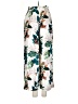 Shein 100% Viscose Tropical White Casual Pants Size 2 - photo 1