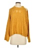Umgee Metallic Gold Pullover Sweater Size S - photo 1