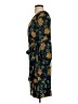 J.Crew 100% Polyester Print Teal Casual Dress Size 2 - photo 5